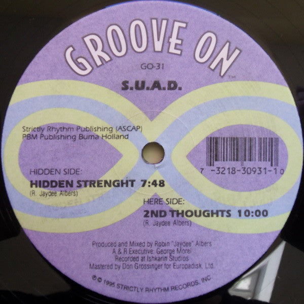 S.U.A.D. : Hidden Strenght / 2nd Thoughts (12")