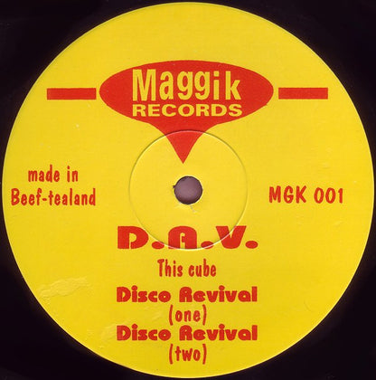 D.A.V. : Electrofunk A.C.T.E. / Disco Revival (12")