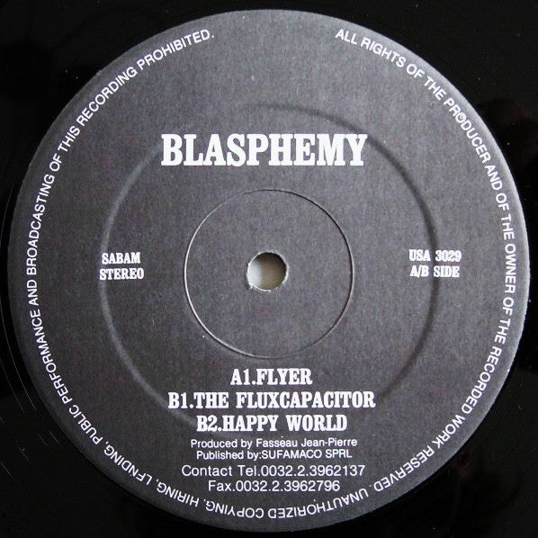 Blasphemy : Flyer (12")