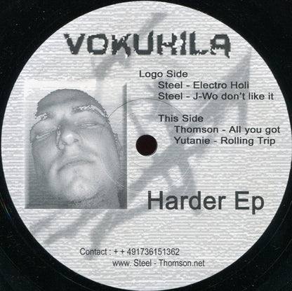 Steel (6) / Thomson / Yutanie : Harder EP (12", EP)