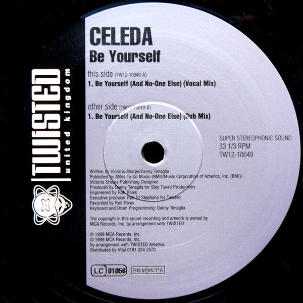 Celeda : Be Yourself (12")