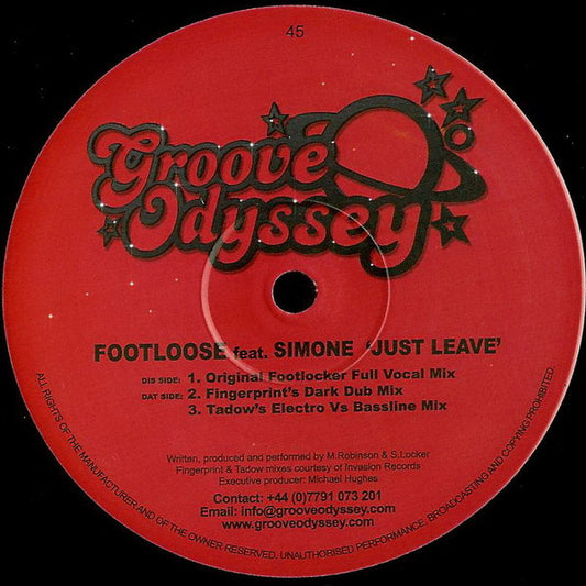 Footloose Feat. Simone Locker : Just Leave (12")