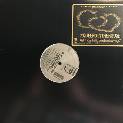 2 Queens In The House : Get It Right (Black Bamboo Earrings) (12")