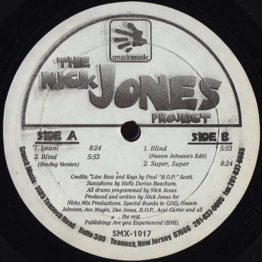 The Nick Jones Project : Imani (12")