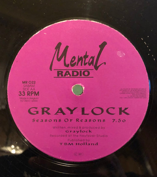 Graylock : Houseangels Are Bleeping (12")