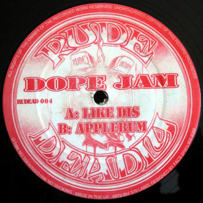 Dope Jam Project : Like Dis / Applebum (12")