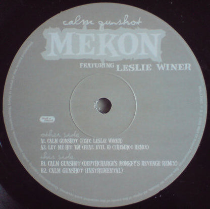 Mekon : Calm Gunshot (12")