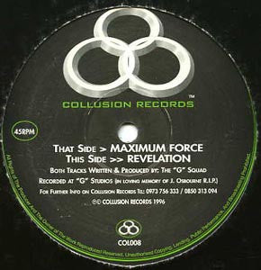 G Squad : Maximum Force / Revelation (12")