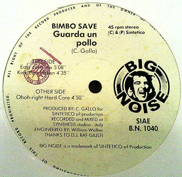 Bimbo Save : Guarda Un Pollo (12")