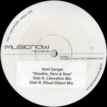 Noel W. Sanger : Breathe_Here & Now (12", Promo, Sti)