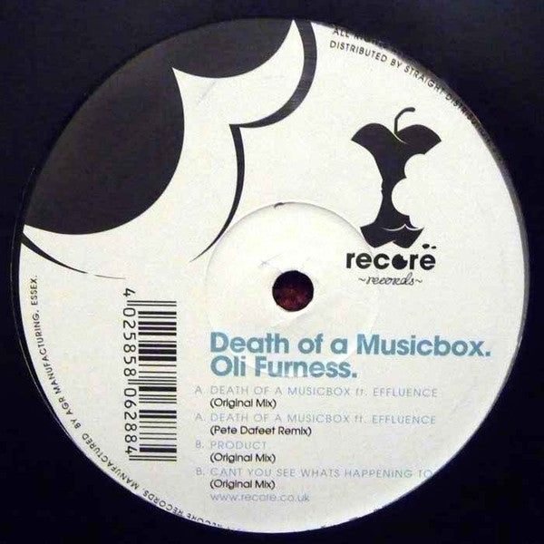 Oli Furness : Death Of A Musicbox (12")