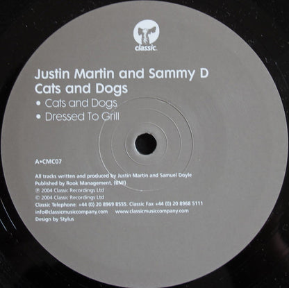 Justin Martin and Sammy D* : Cats And Dogs (12")