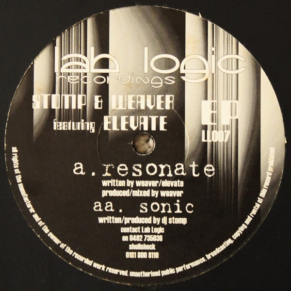 Stomp & Weaver : Resonate / Sonic (12")