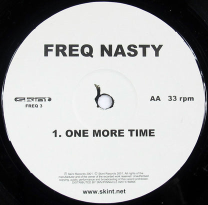 Freq Nasty : Fresh / One More Time (12", Single)