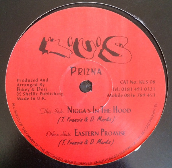 Prizna : Niggas In The Hood / Eastern Promise (12")