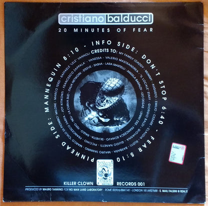 Cristiano Balducci : 20 Minutes Of Fear (12")