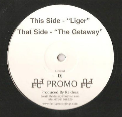 Rekless : "Liger" / The Gateway (12", Promo)