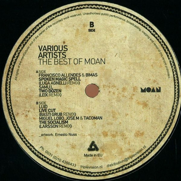 Various : The Best Of Moan (12")