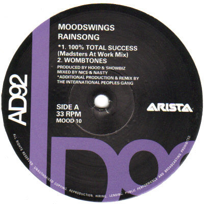 Moodswings : The Rainsong EP (12", EP, Promo)