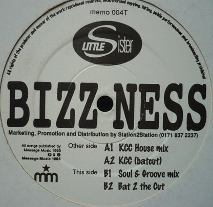 Little Sister (2) : Bizz Ness (12")