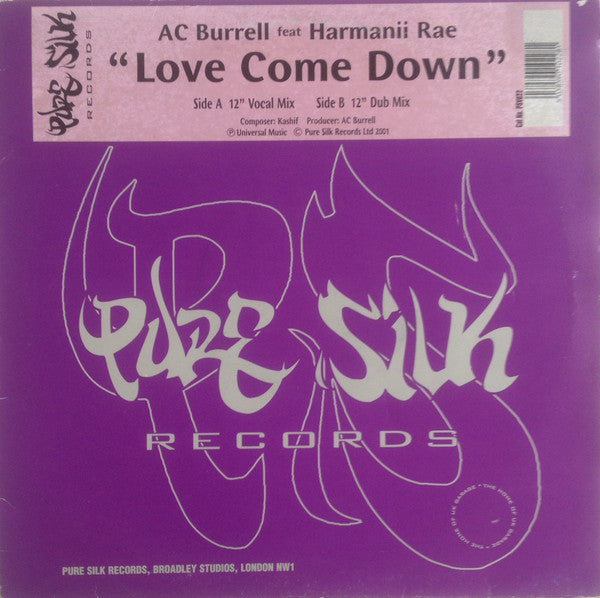 AC Burrell Feat Harmanii Rae : Love Come Down (12")