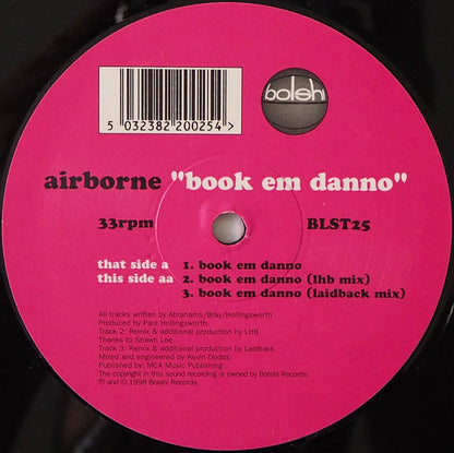 Airborne (2) : Book Em Danno (12")