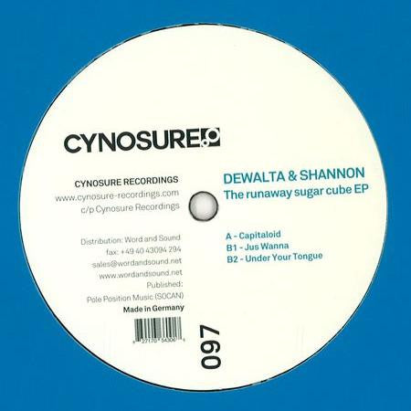 DeWalta & Mike Shannon : The Runaway Sugar Cube EP (12")