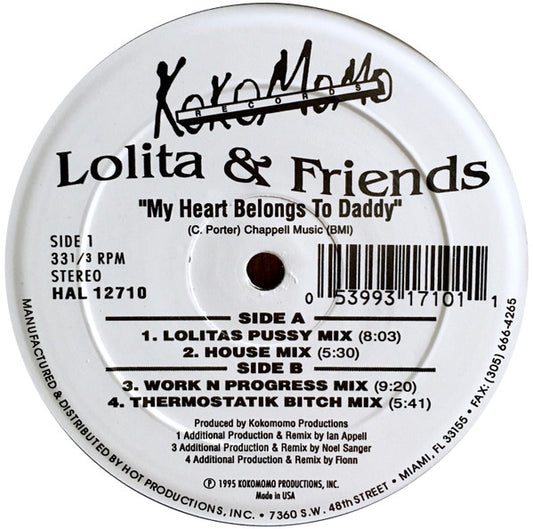 Lolita & Friends : My Heart Belongs To Daddy (12")