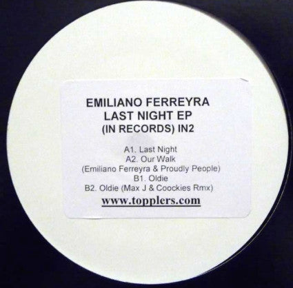 Emiliano Ferreyra : Last Night EP (12", EP, W/Lbl)