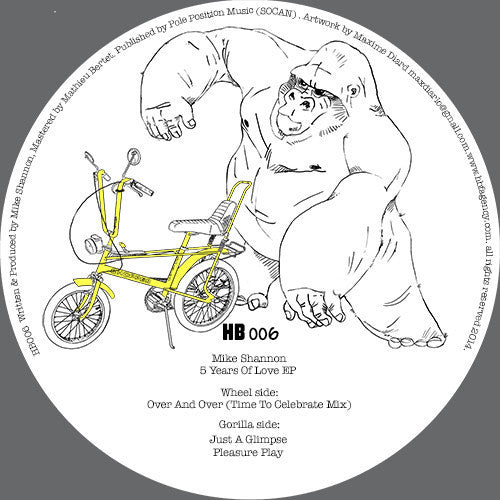 Mike Shannon : 5 Years of Love EP (12", EP)