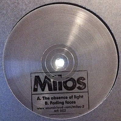 Milos (4) : The Absence Of Light / Fading Faces (12", Ltd, W/Lbl)