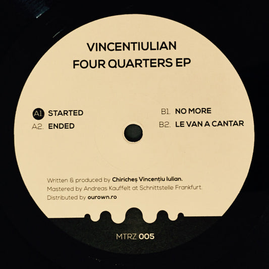 VincentIulian : Four Quarters EP (12", EP)