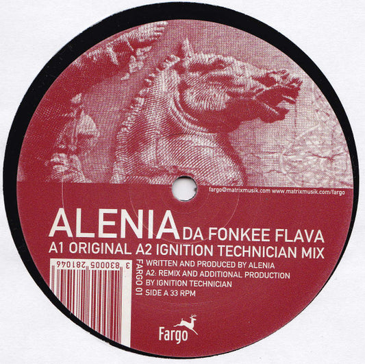 Alenia & Sequan : Fargo Vol. 1 (12", Promo, W/Lbl)