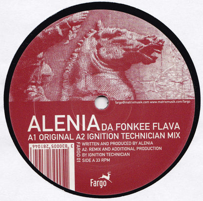 Alenia & Sequan : Fargo Vol. 1 (12", Promo, W/Lbl)