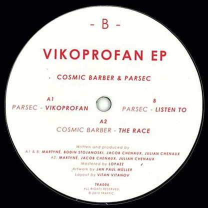 Cosmic Barber & Parsec (5) : Vikoprofan EP (12", EP)