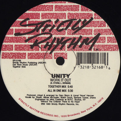 Unity (10) : Work It Out (12")