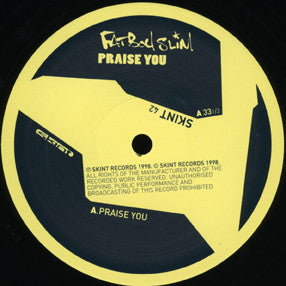 Fatboy Slim : Praise You (12")